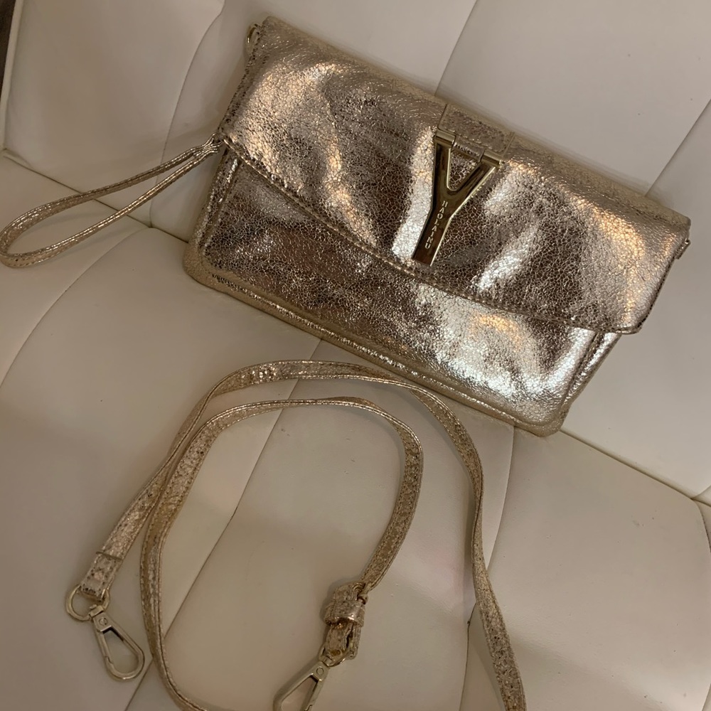 Gold little handbag